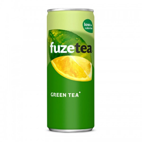 4x Gekoelde Fuze Tea Green