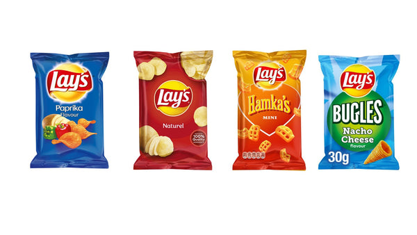 4 Zakjes Chips