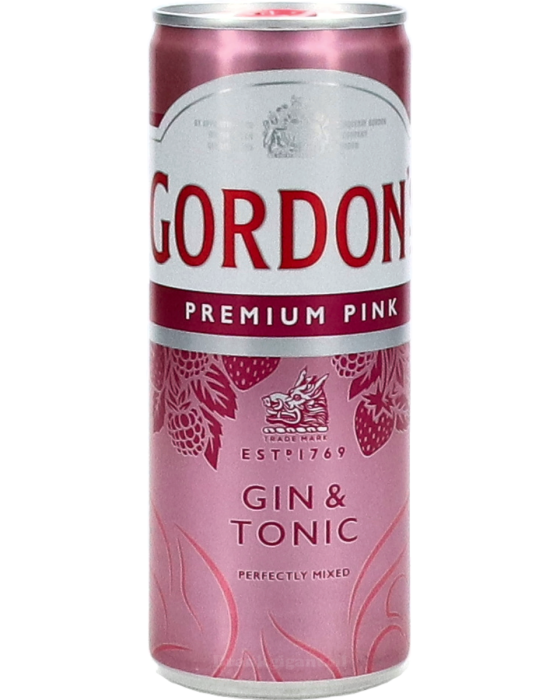 4x Gekoelde Pink Gin